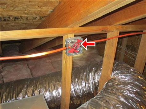 how to find junction box in attic|insulated junction box.